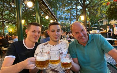 Bier, Stelze und gute Laune
